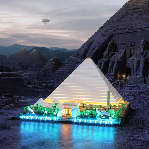 Lightailing Light for Lego-21058 Great Pyramid of Giza - Led Lighting Kit Compatible with Lego Building Blocks Model