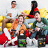 Ferraycle 24 Pack Video Game Themed Gift Bags Video Game Party Favors Non Woven Reusable Goody Treat Bags with Handles Game Themed Birthday Party Supplies for Kids Boys, 4 Styles (Black)