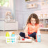 Melissa & Doug 14 Pcs Laundry Basket Pretend Play Set with Wooden Iron and Ironing Board