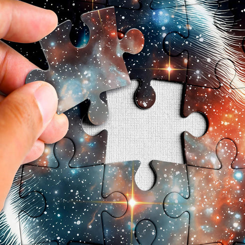 Larkipuzz 1000 Funny Cat Stars Puzzles for Adults Pieces, Cute Mystery Kitten Animal Jigsaw Puzzles, Art Difficult