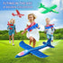 Toy Airplane 3 Pack, Airplane Launcher Toys with 2 Flight Modes for Kids Ages 3-12 Birthday Gift
