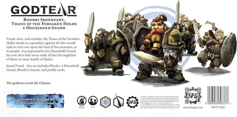 Godtear: Rhodri, Thane of The Forsaken Holds - Guardians Champions Set by Steamforged Games