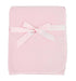 American Baby Company Fleece Blanket with Silk-Like Satin Trim, Soft & Cozy, Pink, 30" x 30"