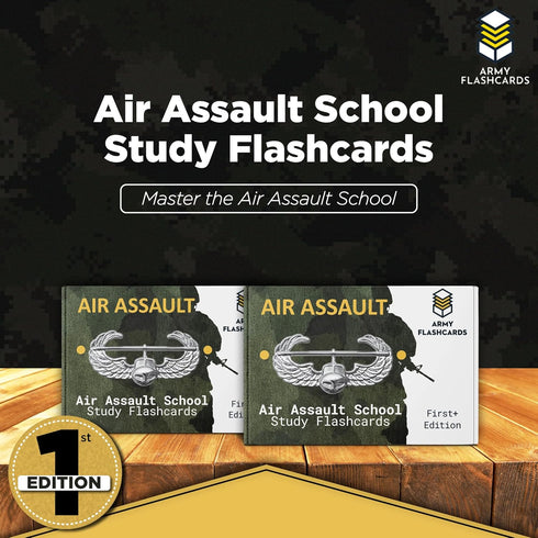 Army Flashcards - Air Assault School Study Flashcards, 100 Important Topics from AASLT School Handbook