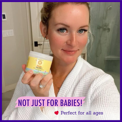 100% 2.9 oz 82g California Baby Calendula Cream | Plant-Based Moisturizer | Lavender Baby Lotion | Face Moisturizer
