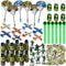 ShinyRelief 102 Pcs Army Toy Set Military Gift for Boys Bulk Army Soldier