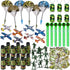 ShinyRelief 102 Pcs Army Toy Set Military Gift for Boys Bulk Army Soldier
