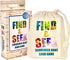 Hapinest Find and Seek Scavenger Hunt Card Game, Indoor Outdoor Activities for