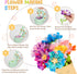 3+ Fabric Flower Bouquets Toys,DIY Craft Kits for Kids,Arts and Crafts Toy for Year Old Girls,Flowers Market Toy,Build