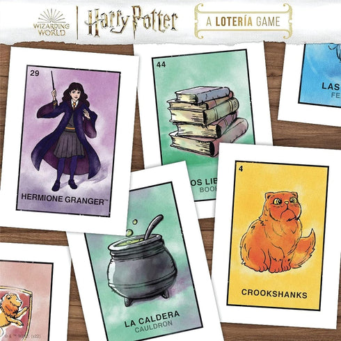 Harry Potter Loteria Game - Bingo Style with Custom Artwork Inspired by Mexican Culture