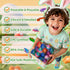 12PCS 3D 6 Set 3D 3-D TBOLINE Parent-Child Printed Animals Toys, Printed Wiglets Toys with Mini Animals Inside, Cute