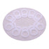 Dummy 10pcs Soft Silicone Adapter Rings Baby Pacifier Clips Holders for Button Style Soother Teething Ring (White)