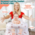 Bavbiiy 3-36 Upgraded Inflatable Baby Seat for Babies Months, Inflatable Baby Chair Sit Me Up Floor Seat for Baby, Back