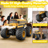 1/18 2.4GHz Remote Control School Bus Toy for Kids, RC Monster Truck Toy with LED Lights & Sound, Rechargeable Electric