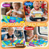 Sets 37pcs 3D VConejo Dough Tools Play for Kids, Clay and Dough Accessories with Storage Container, Mat, Cutters