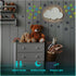 BAZENTI Cloud Lights - Nursery Decor Cloud Lamp, Rechargeable Baby Lamps with Remote, Hanging Lamp for Nursery, Kids