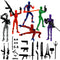 (Assembly Completed) 6 Packs Dummy13 Action Figure Set, 3D Printed ActionFigure Toy