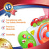 HAP-P-KID 6 7 8 9 10 11 12 1 My First Baby Stroller Toy, Toddler Steering Driving Wheel, Car Seat Educational Learning
