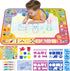Diteryy Water Doodle Mat 32 x 24 Inch Kids Water Painting Writing Drawing