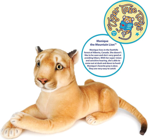 VIAHART Monique The Mountain Lion - 18 Inch Stuffed Animal Plush by TigerHart Toys