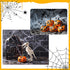 3 Size Mardi Gras Black Plastic Spiders, Realistic Fake Spiders for Carnival Party Prank Props and Decorations