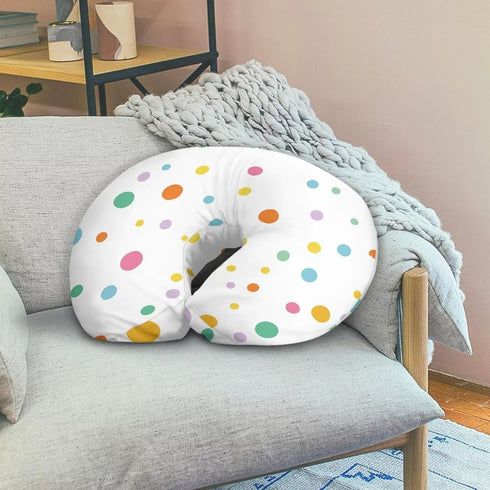 Goronwyfloyd Colorful Dot Nursing Pillowcase Ultra Soft Comfortable Newborn Nursing Pillow Case Stain Resistant