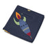 Sweet Jojo Designs Space Galaxy Planets Boy Small Fabric Toy Bin Storage Box Chest For Baby Nursery or Kids Room - Navy