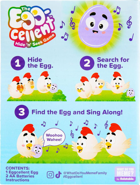 What Do You Meme? The Eggcellent Hide & Seek Game - Silly Poopy Toys for Kids
