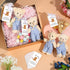 20 Sets Miniature Bear with Clothes, 4.7 Inch Stuffed Plush Bear Decorations, Baby Shower Doll Favors, Blue