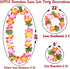 jollylife 60PCS Hawaiian Luau Leis Necklaces, Bracelets, Headbands for Tropical Summer Party Decorations