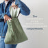 Esembly Day Bag Reusable Wet and Dry Bag Made From Recycled Fabric With Dual Waterproof Compartments for Cloth Diapers
