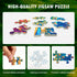 1000 Colorful Peacock Artwork Puzzles for Adults Pieces, Perfectly Letter on Back No Dust, Rainbow Peacock Artwork