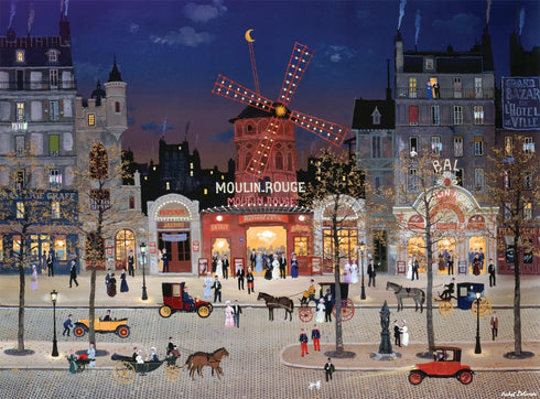 Buffalo Games - Michel Delacroix - Le Moulin Rouge - 1000 Piece Jigsaw Puzzle for Adults, Finished Size 26.75 x 19.75