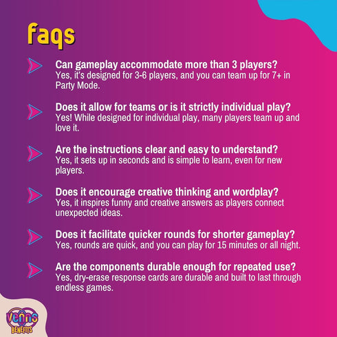 VENNS WITH BENEFITS 3+ Fun Board Game About Venn Diagrams for Players, Teens & Adults, Perfect for Friends & Family