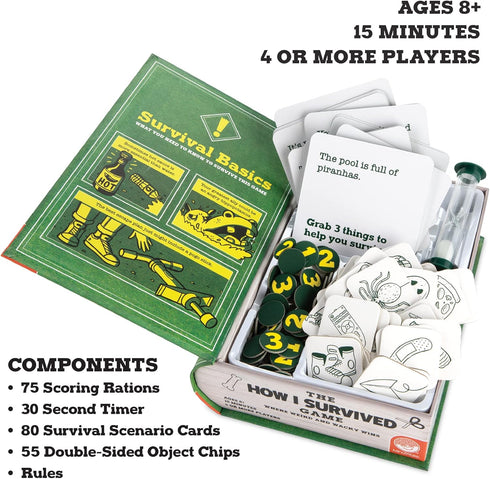 8+ MindWare The How I Survived Card Game Hilarious for Kids & Adults Laugh til You Cry, Super Funny Kid-Humor Gift
