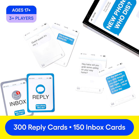 WHAT DO YOU MEME? New Phone, Who Dis? - Offline Text Messaging Party Game for Adults
