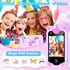 Lurkir 2.8 3 4 5 6 7 8 9 Kids Smart Phone Toys for Girls - Touchscreen Cell Phone for Kids Age Year Old with Dual