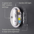 Tommee Settings Tippee Electric Baby Nail File and Clipper, Battery-Powered with Six Filing Heads, LED Light