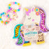 Story Magic Unicorn Bead Set, Create Your Own Magical Jewelry with 100+ Large Hole Wood Beads for Kids