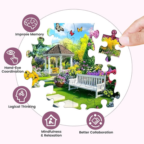 WSCXSC 500 500 20.5x15IN Jigsaw Puzzles Pieces for Adults,Spring Puzzles Pieces Adult Puzzles Games Family Challenging
