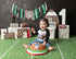 UOAOU 1st 1st/First Football High Chair Banner - Football Birthday Party Decorations,First Year Down Themed First