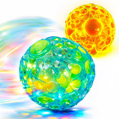ArtCreativity Light-Up Dancing Ball with Sound Effects, Set of 2, LED Vibrating