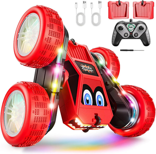 WayEee Remote Control Car, 360 Flips RC Stunt Car with LED Lights