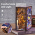 CUTEBEE Book Nook Kit - DIY Miniature House Kit for Adults and Teens, Dollhouse Booknook Tiny House Model Build