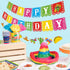 Kitticcino 3 PCS Mexican Happy Birthday Banner, Cinco De Mayo Decoration, Fiesta Party Supplies, Mexico Themed Decor