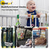 iBestgol Mommy Black-4pc Baby Stroller Hooks, Universal Clips for Diaper and Bags, Heavy-Duty Hangers with Straps