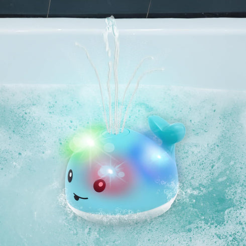 1-3, Whale Fountain Baby Bath Toys, Toddler Bath Toys for Kids Ages Light Up Toy Sprinkler