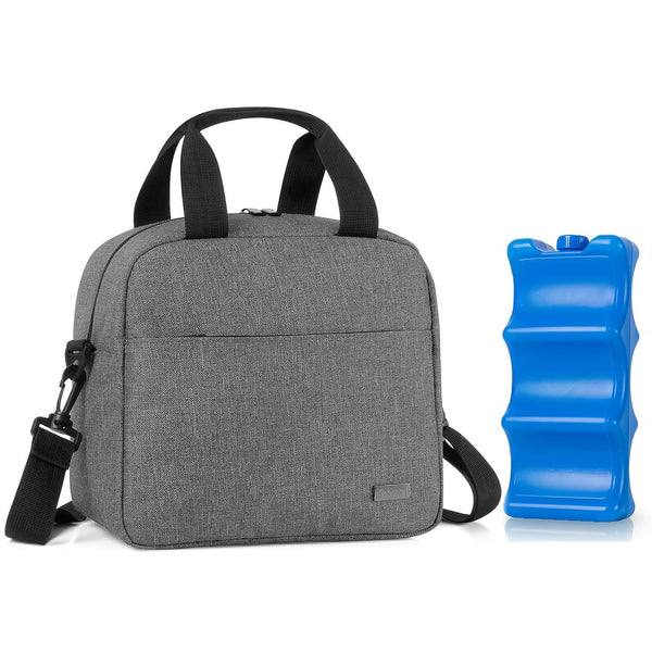 Teamoy Breastmilk Cooler Bag with Ice Pack Fits 6 Large Baby Bottle