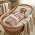 100% Cozy Luxury Knit Baby Receiving Blanket - Cotton Soft Lightweight Receiving Swaddler Blanket for Shower Gift
