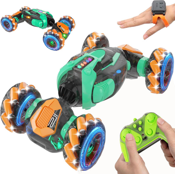 Mamikidlike Gesture Sensing RC Stunt Car - Boys Toys Age 6-8-12, 360 Rotating